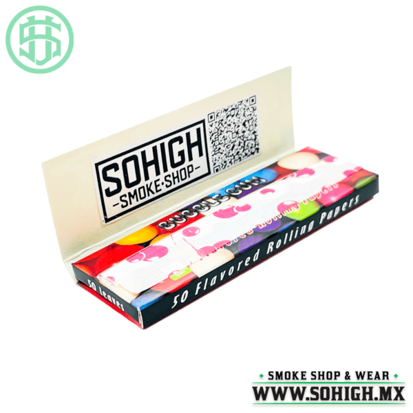 SoHigh Smoke Shop & Wear Monterrey Mexico Papeles Sabor Bubble Gum