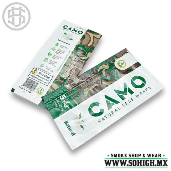 SoHigh Smoke Shop & Wear Monterrey Mexico Camo Natural Leaf Wraps