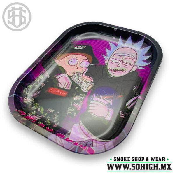 SoHigh Smoke Shop & Wear Monterrey Mexico Bandeja para Forjar Drunk Rick and Morty