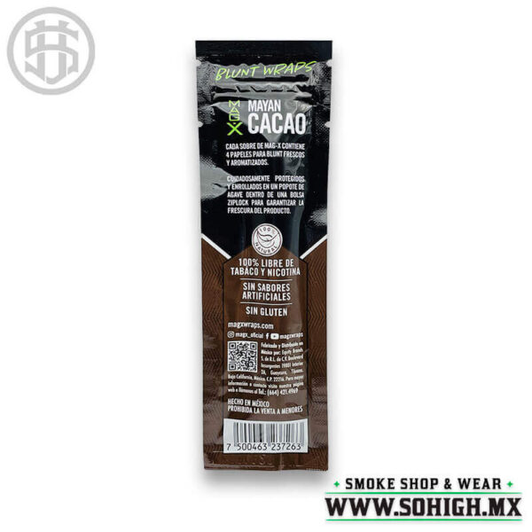 SoHigh Smoke Shop & Wear Monterrey Mexico MAG-X Blunt Wraps Mayan Cacao