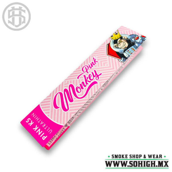 SoHigh Smoke Shop & Wear Monterrey Mexico Papeles para Forjar Monkey Pink, King Size