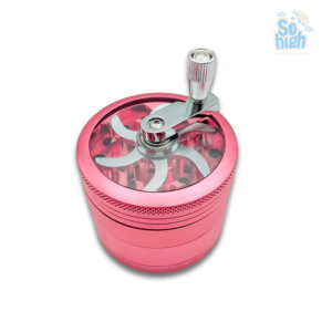 SoHigh Smoke Shop & Wear Monterrey México, Gridner metálico con manija color rosa