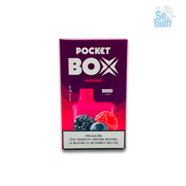 SoHigh Smoke Shop & Wear Monterrey México, Vape Pocket Box Mixed Berries