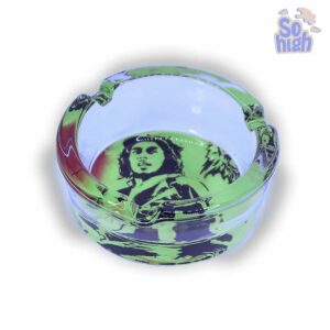 SOHIGH Smoke Shop Cenicero de Vidrio con Bob Marley