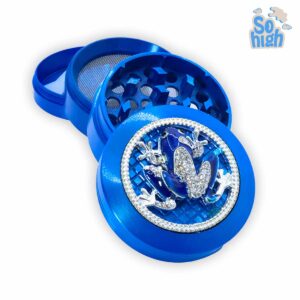 SOHIGH Smoke Shop Grinder Metálico de 3 Niveles - Figura de Tortuga Diamantada