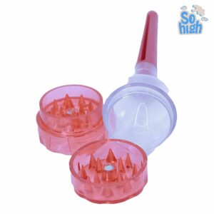 SOHIGH Smoke Shop Grinder, Contenedor y Forjador — 3 en 1 para un high práctico